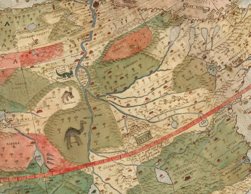 Планисферата од 1587 јасно го покажува Ноевиот Ковчег во планините Арарат – најточната стара карта досега