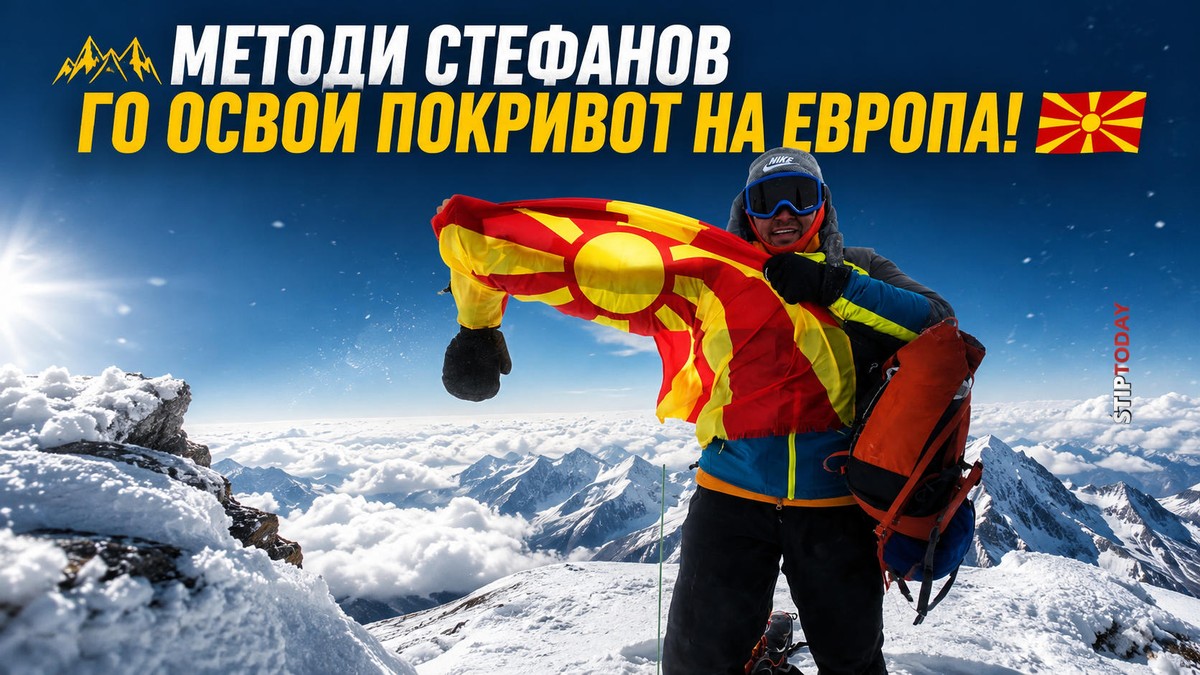 На 5 јули во 12:30 часот застана на Казбек висок 5.054 метри