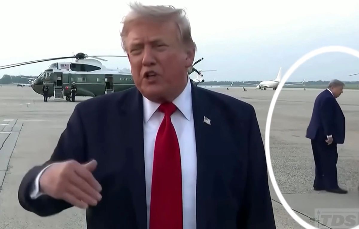 „О не! Има двајца“ човек зад Трамп ја оживеа теоријата за двојник по финалето на Светското првенство