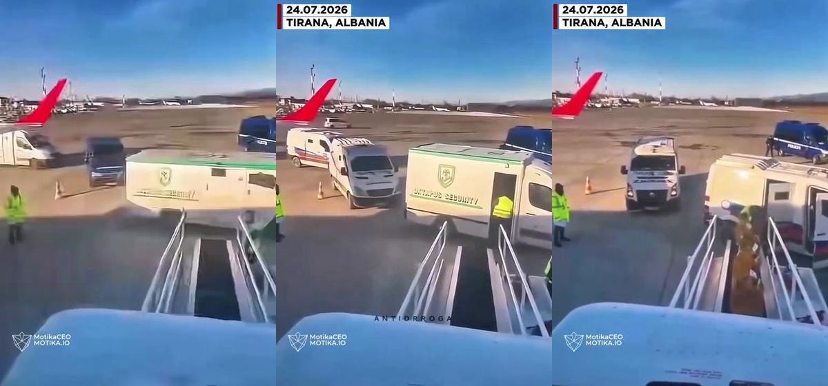 Снимката се појави во период на засилени политички тензии во Албанија