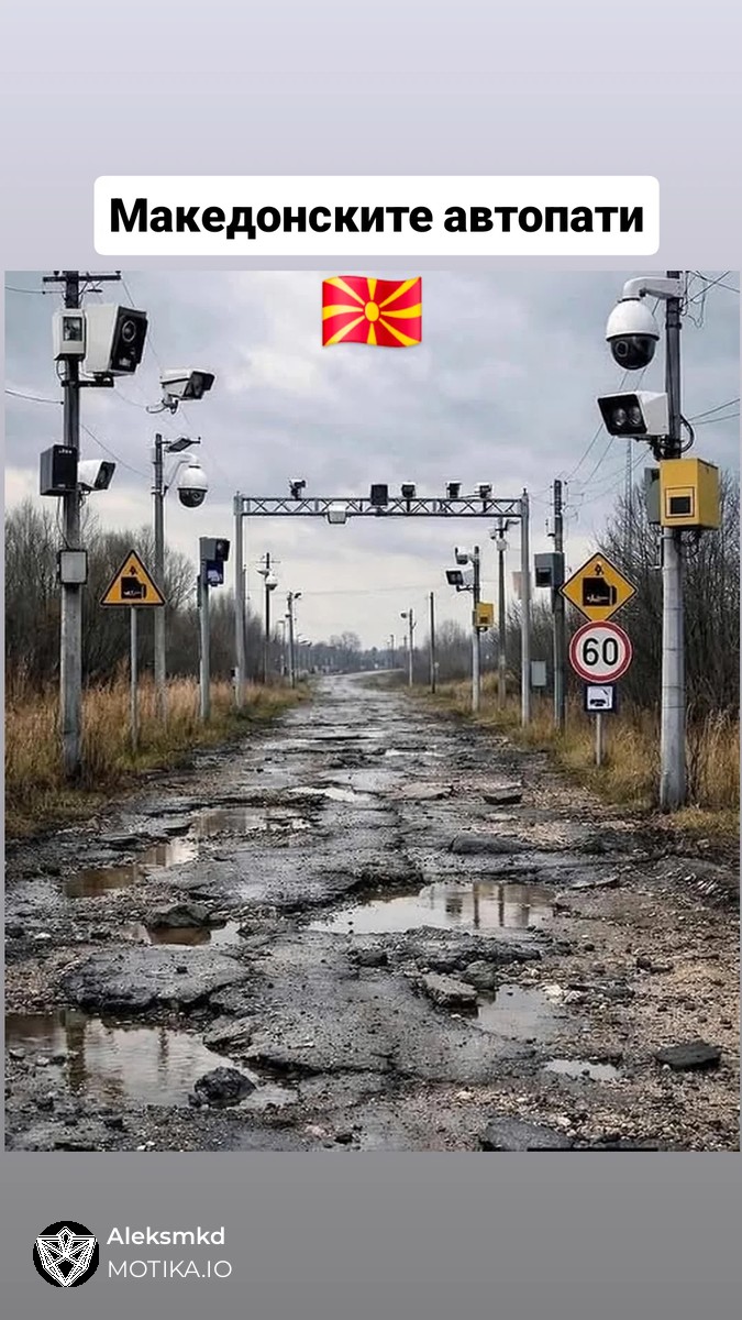 Кога ќе му кажеш на ChatGPT да ти изгенерира реалистична слика на македонски автопат