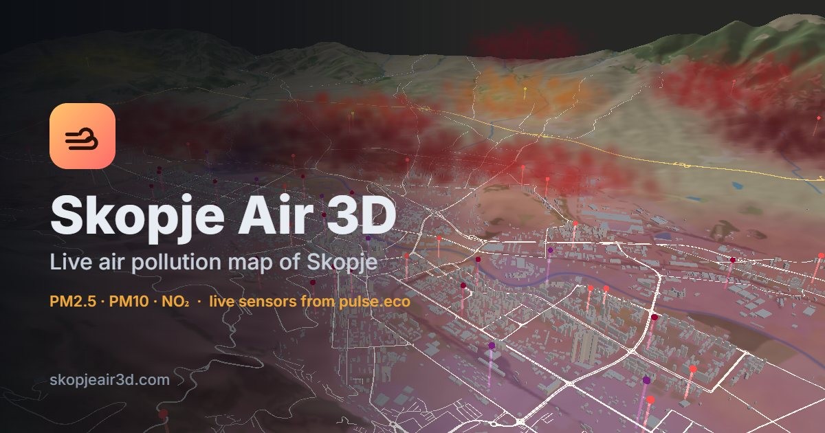 Skopje Air 3D го претвора главниот град во отворен свет со токсична магла