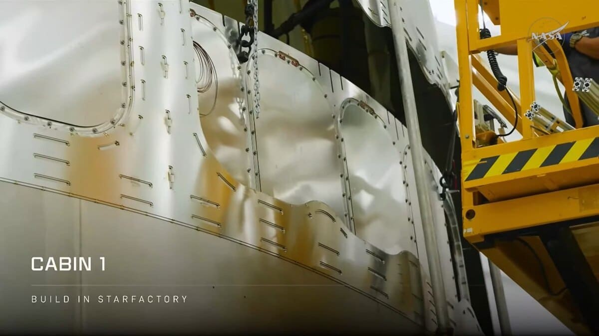 НАСА за првпат ја покажа внатрешноста на Starship, вселенскиот брод што SpaceX го гради за слетување на Месечината
